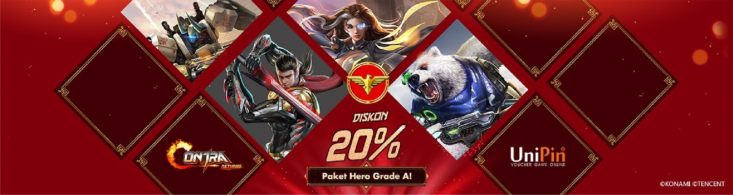 Diskon 20% Paket Hero Grade A